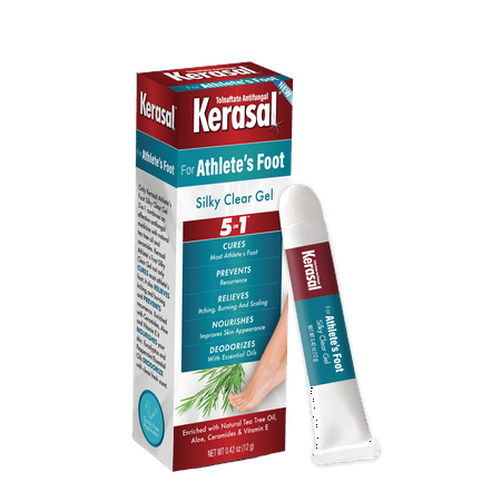 Kerasal Athlete's Foot Silky Clear Gel, Anti Fungal Gel, 0.42 oz