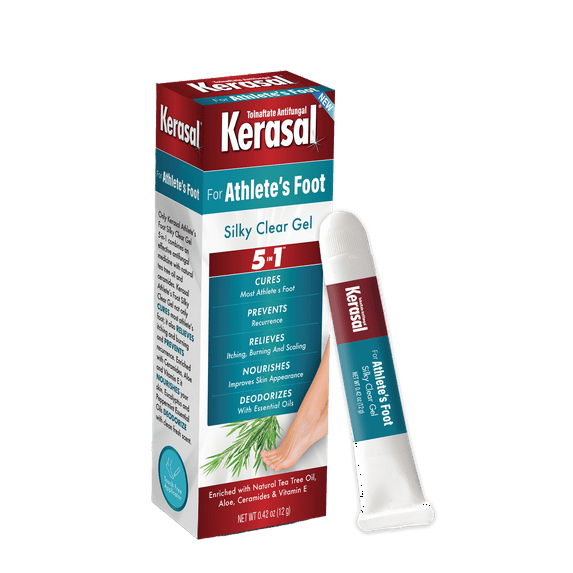 Kerasal Athlete's Foot Silky Clear, Antifungal Gel, 0.42 oz
