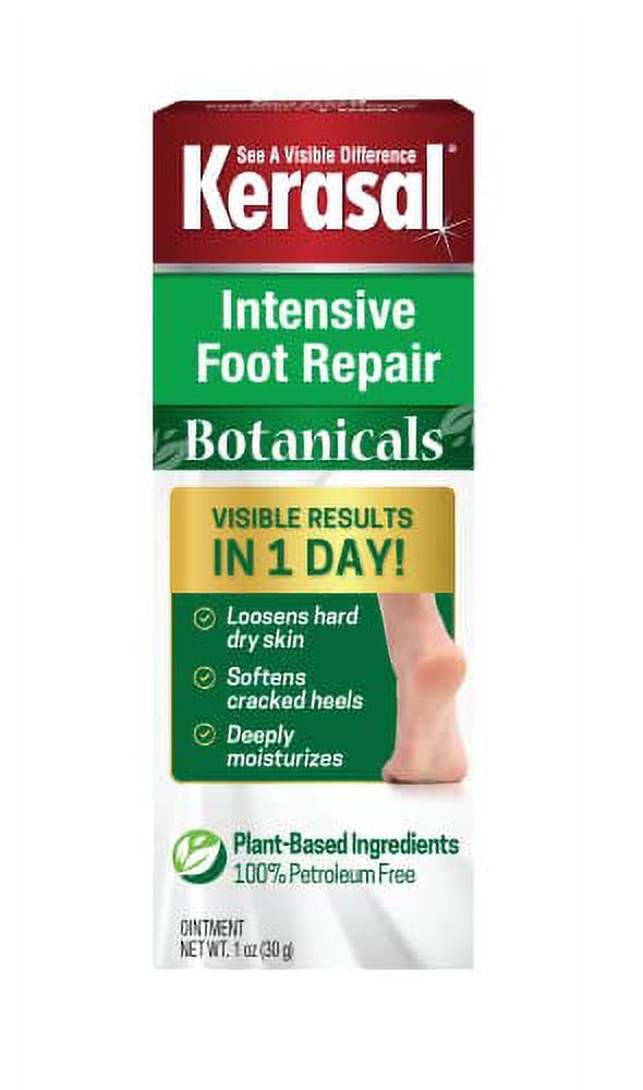 Kerasal Botanicals Intensive Foot Repair, Skin Healing Ointment for