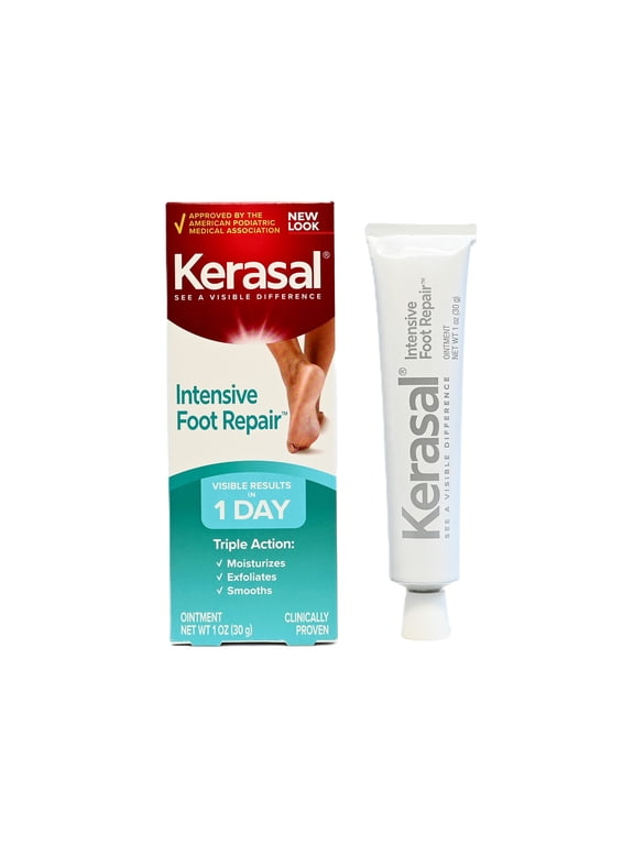 Intensive Foot Repair, Skin Healing Ointment for Cracked Heels and Dry Feet, 1 Oz