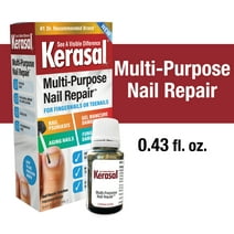 Kerasal Multi-Purpose Nail Repair, Nail Solution for Discolored and Damaged Nails, 0.43 oz