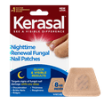 thumbnail image 1 of Kerasal Nighttime Renewal Anti-Fungal Nail Patch, Extra Strength, Overnight Repair, 14 Count, 1 of 14