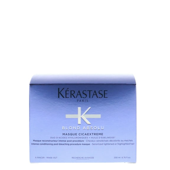 Kerastase Blond Absolu Masque Cicaextreme Post-processing Hair Care Mask for Blonde Hair 200ml 3 Pack