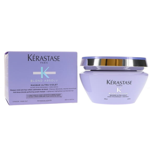 Kerastase Blond Absolu Hair Masque Ultra-Violet Purple Hair Mask, 6.8 fl Oz