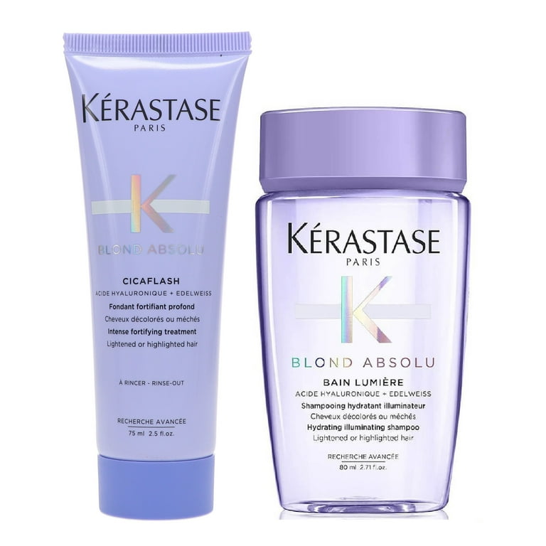 2024年新作入荷 Hair Blonde Kerastase Travel Cicaflash & oz 2.7 Lumiere Bain シャンプー