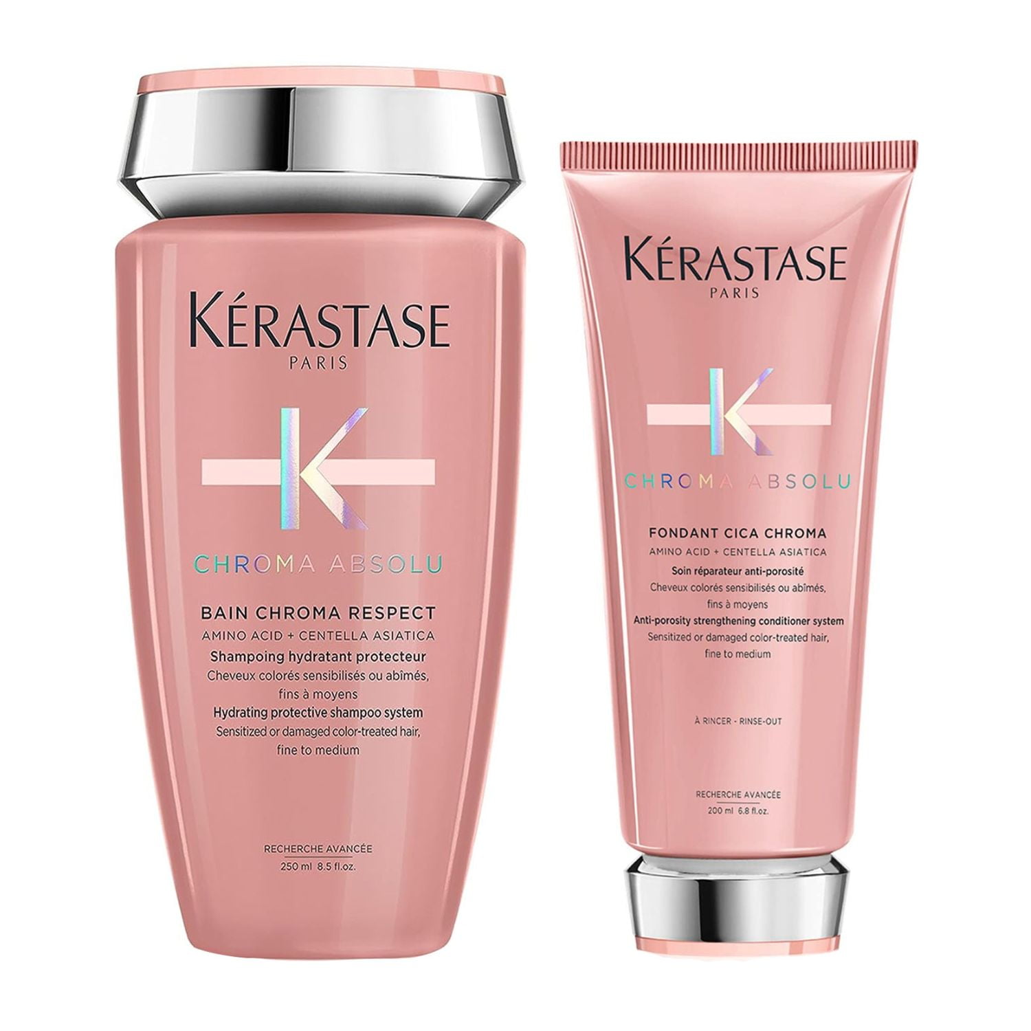 Kerastase Chroma Absolu Bain Respect & Fondant Cica Chroma Kerastase Chroma Absolu Bain Respect & Fondant Cica Chroma