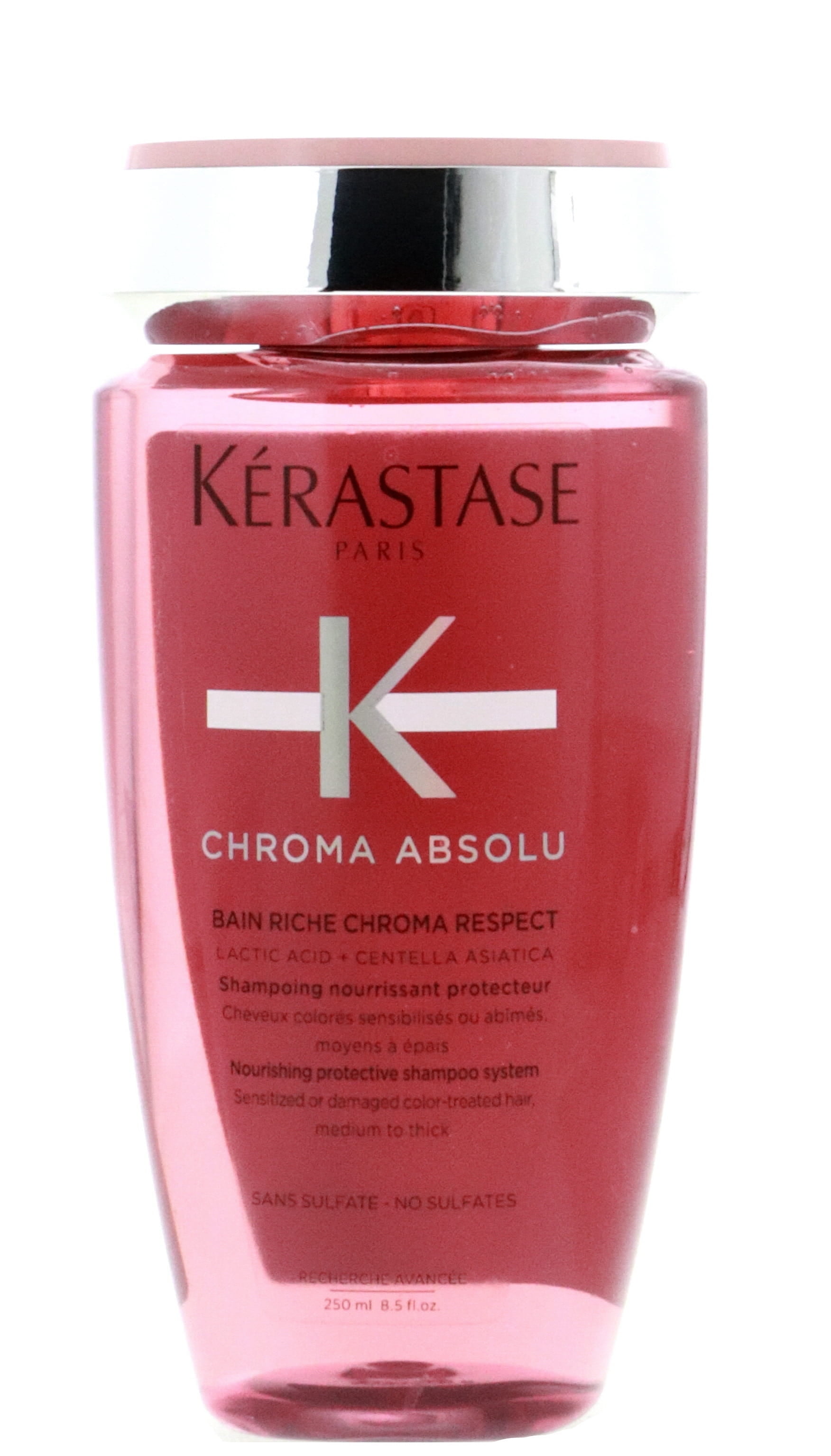 Kerastase Chroma Absolu Bain Riche Nourishing and Protective Shampoo for Coloured Hair 250ml 3 Pack