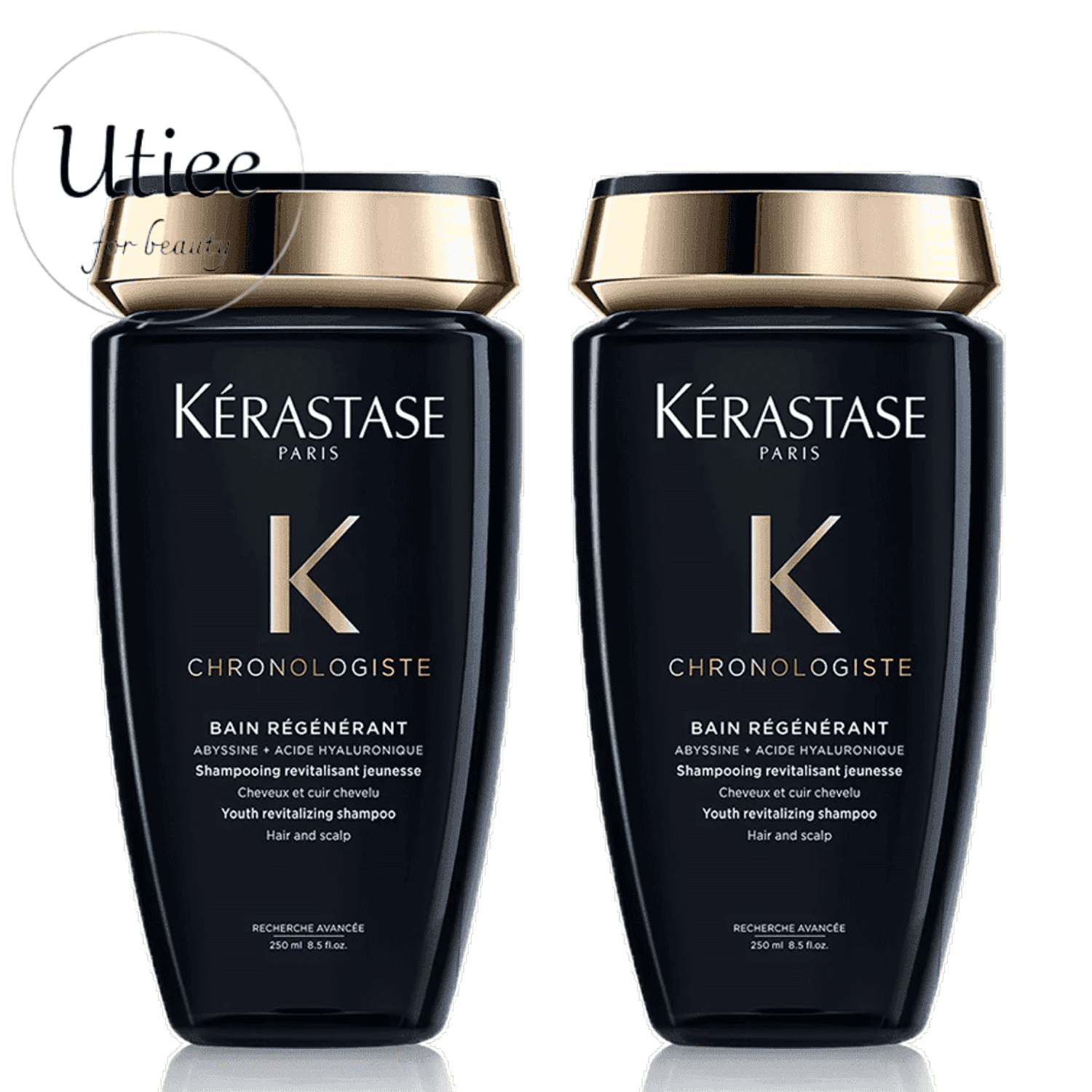 Kerastase Chronologiste Bain Régénérant Shampoo 8.5 oz/250 ml,  Pack of 2