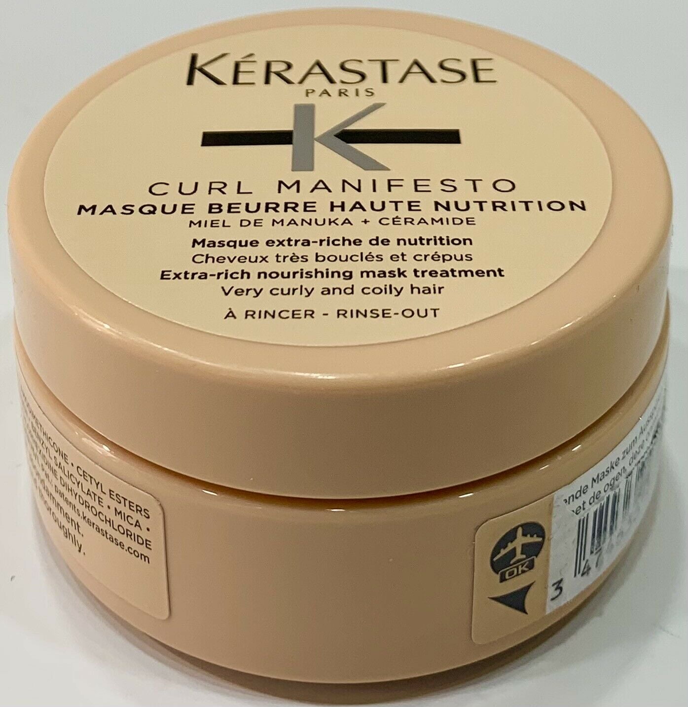 Kerastase Curl Manifesto Masque Beurre Haute | Extra Rich Nourishing Mask Treatment, 2.55fl oz