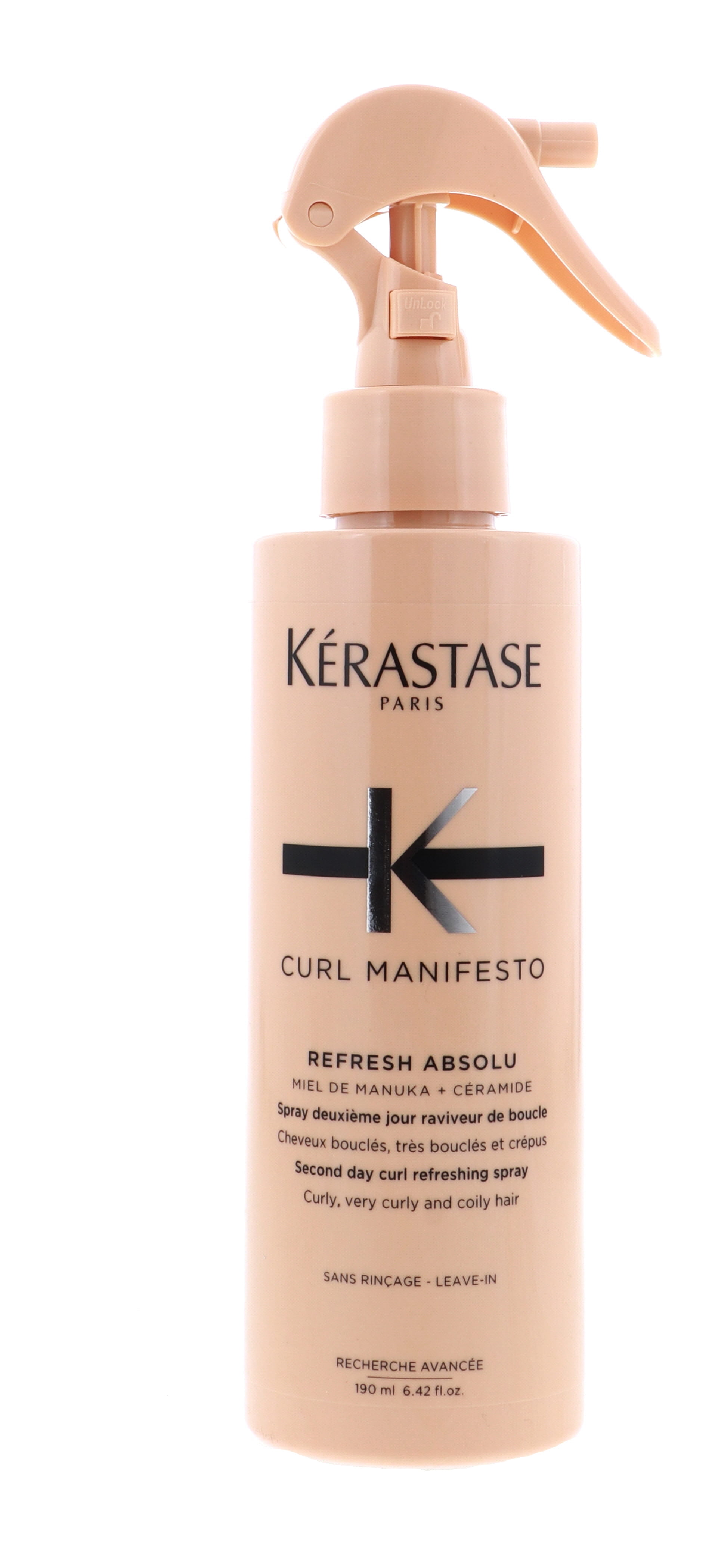 Kérastase, Curl Manifesto Refresh Absolu Hair Spray, 6.4 oz, Pink