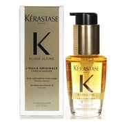 Kerastase Elixir Ultime, Hair Oil LHuile Original, Travel Size, Multi-Purpose Hydrating Oil, Anti-Frizz, Shiny Hair, With Argan Oil, Camellia Oil & Marula Oil, For All Hair Types, 30 m