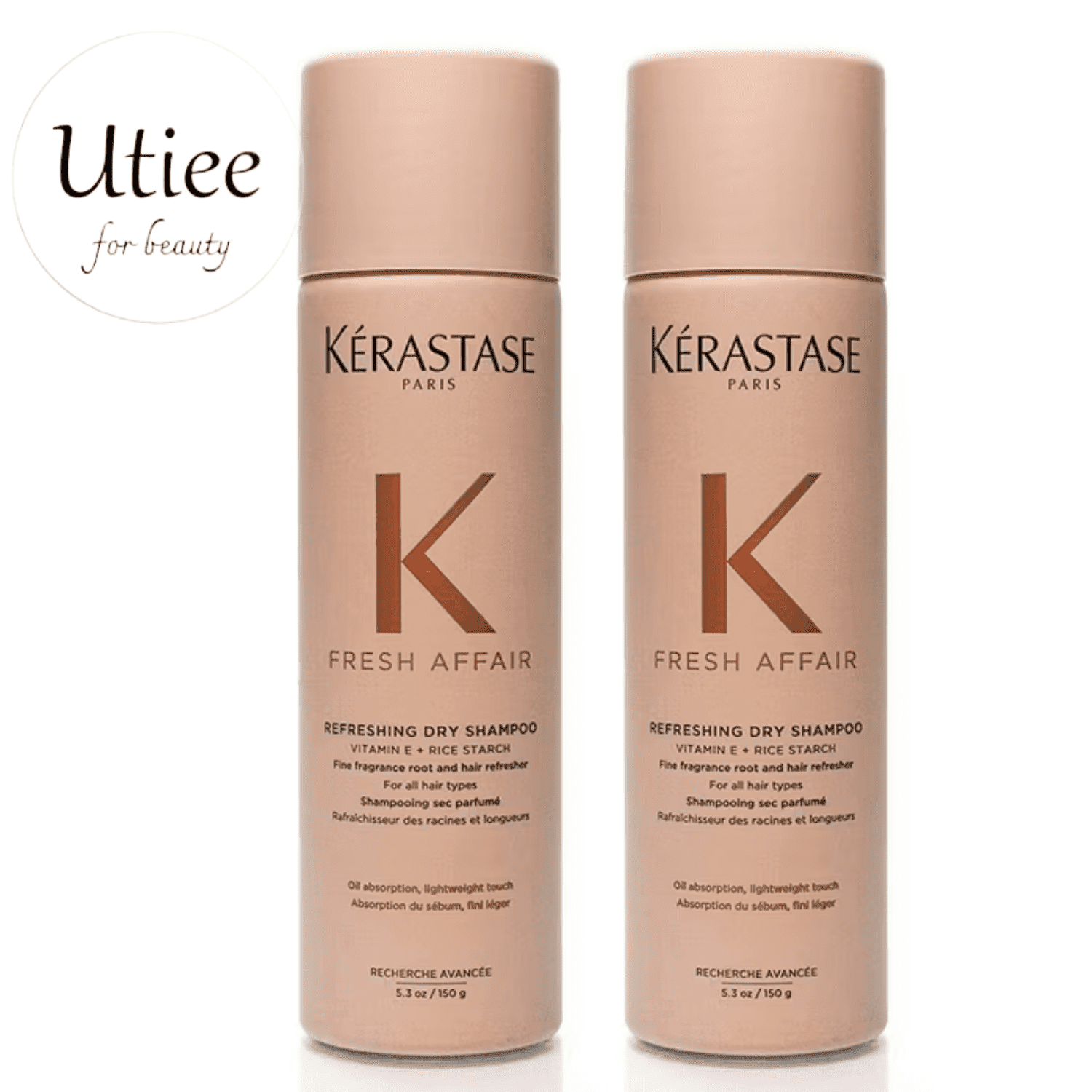 Kerastase Fresh Affair Refreshing Dry Shampoo, 5.3 oz, pack of 2