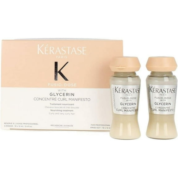 Kerastase Fusio Dose With Glycerin Concentrate Curl Manifesto Hair Treatment 10 x 12 ml