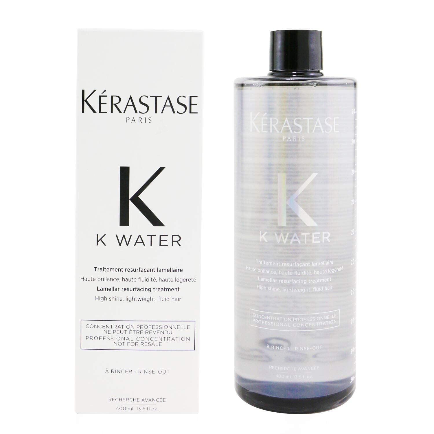 Kérastase K Water 400ml 残量9割5分 Kerastase K Water Lamellar Resurfacing Treatment for Unisex 400ml