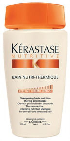 Kerastase Nutritive Bain Nutri-Thermique Shampoo for Very Dry and Sensitized Hair (Size : 8.5 oz)