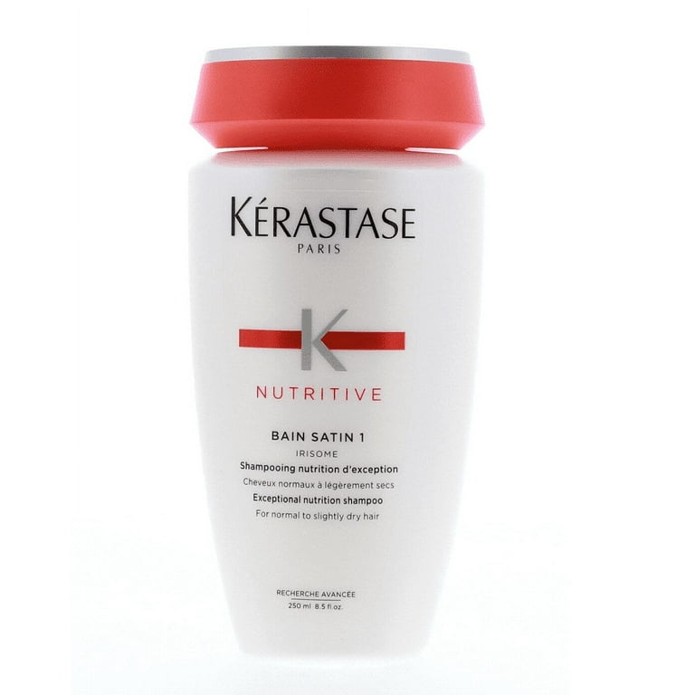 Kerastase Nutritive Bain Satin 1 Shampoo, 8.5 oz, Smooth and Silky