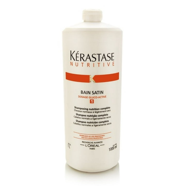 Kerastase Nutritive Bain Satin Sham poo 1 for Normal to Slightly Sensitized Hair (Size : 34 oz / liter) Walmart.com