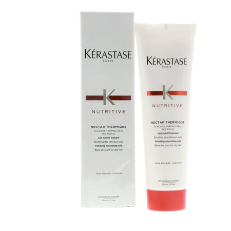 Kerastase Nutritive Nectar Thermique | Beautifying Anti-Frizz Blow Dry Milk for Medium to Thick Dry Hair, 150ml