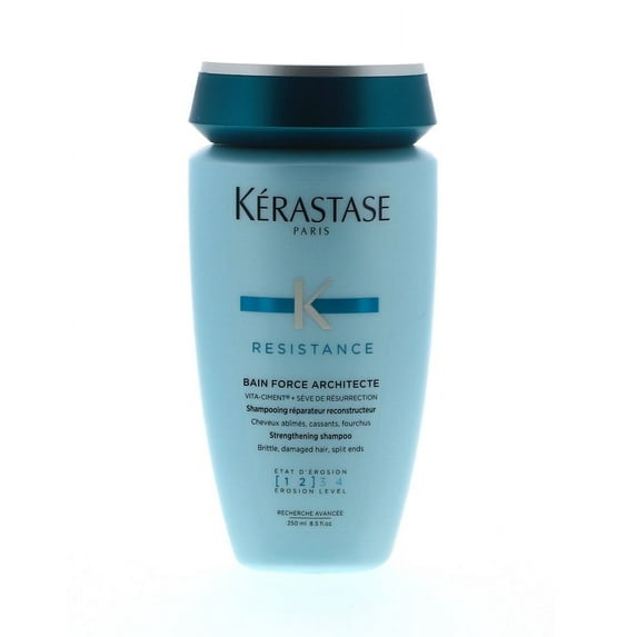 Kerastase Resistance Bain Force Architecte Shampoo, 8.5 Ounce