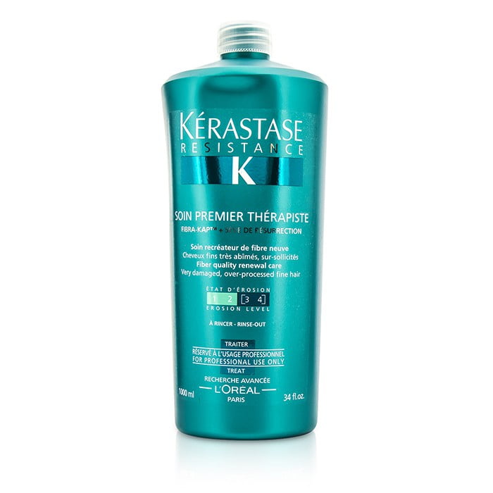 Kerastase - Resistance Soin Therapiste Fiber Quality Renewal Care (For Very Damaged, Over-Porcessed Fine Hair) -1000ml/34oz - Walmart.com