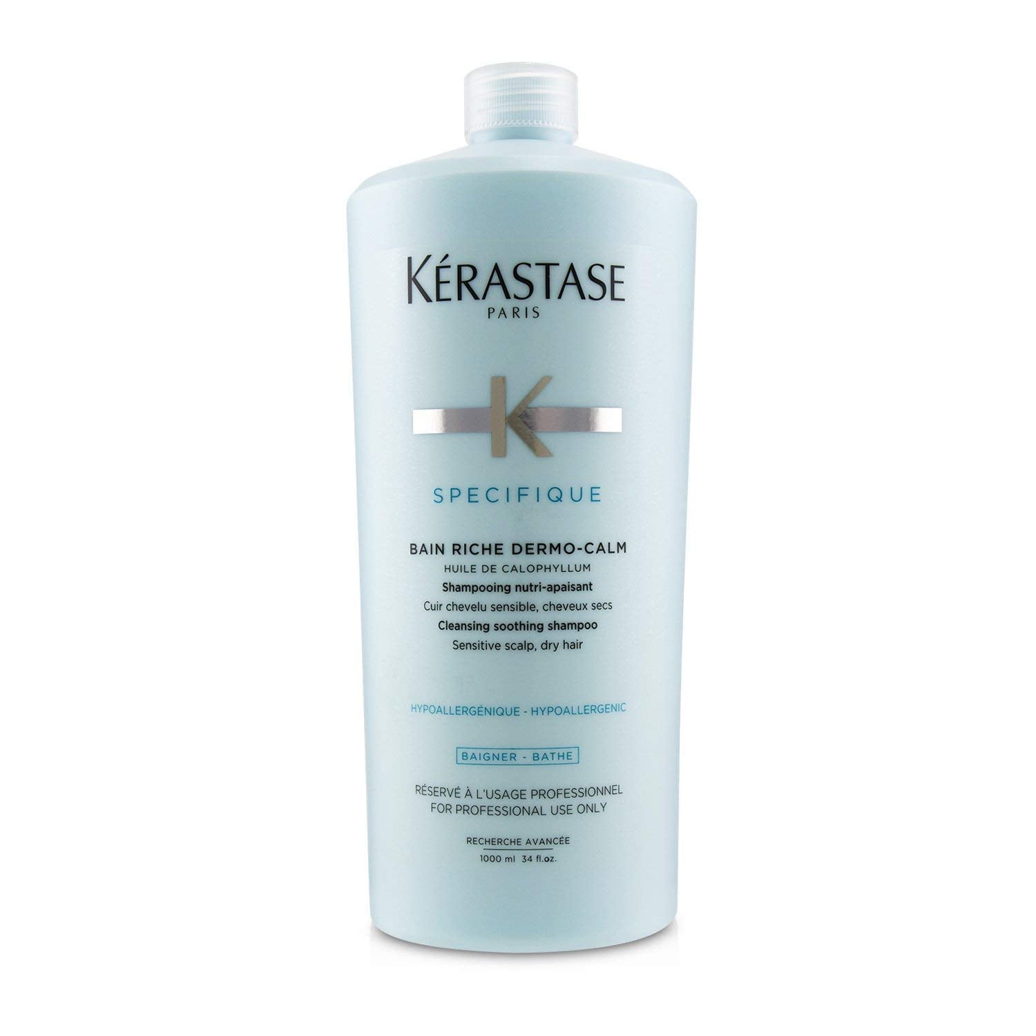 Kerastase Specifique Bain Riche Dermo-Calm Shampoo Unisex Shampoo by Kerastase, 34 Ounce