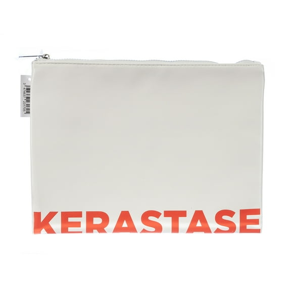 Kerastase White Makeup Travel Flat Pouch Bag - 10" x 7.5"