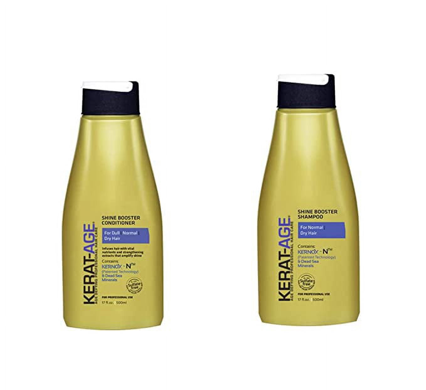 Kerat-age Shine booster , Dull- Normal-Dry Hair (Shampoo/Conditioner ...