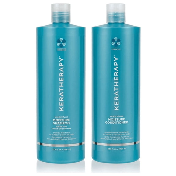 Keratherapy Keratin Infused Moisture Shampoo And Conditioner Duo Set 33.8 Ounce Each