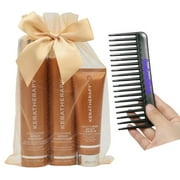 Keratherapy Keratinfixx Repair Shampoo & Conditioner, 10 oz Plus KeratinFixx 20-in-1 Leave-In 4.2 oz, Holiday Collection Trio