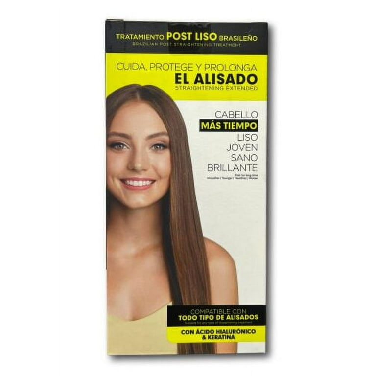 Keratimask Brazilian Post Hair Straightening Treatment with Hyaluronic Acid and Keratin Salt Sulfate or Parabens Free