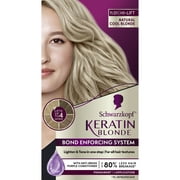 Schwarzkopf Keratin Blonde Hair Dye Natural Cool Blonde 11.01, Hi-Lift Permanent Color, 1 Use