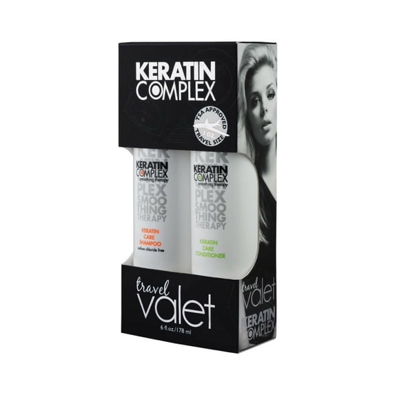 Keratin Complex Keratin Care Travel Valet DUO Shampoo & Conditioner 3 oz.each