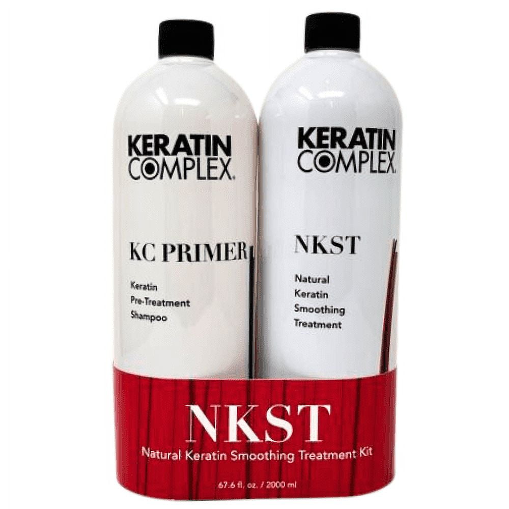 Keratin Complex Natural Smoothing Treatment and Primer PreTreatment