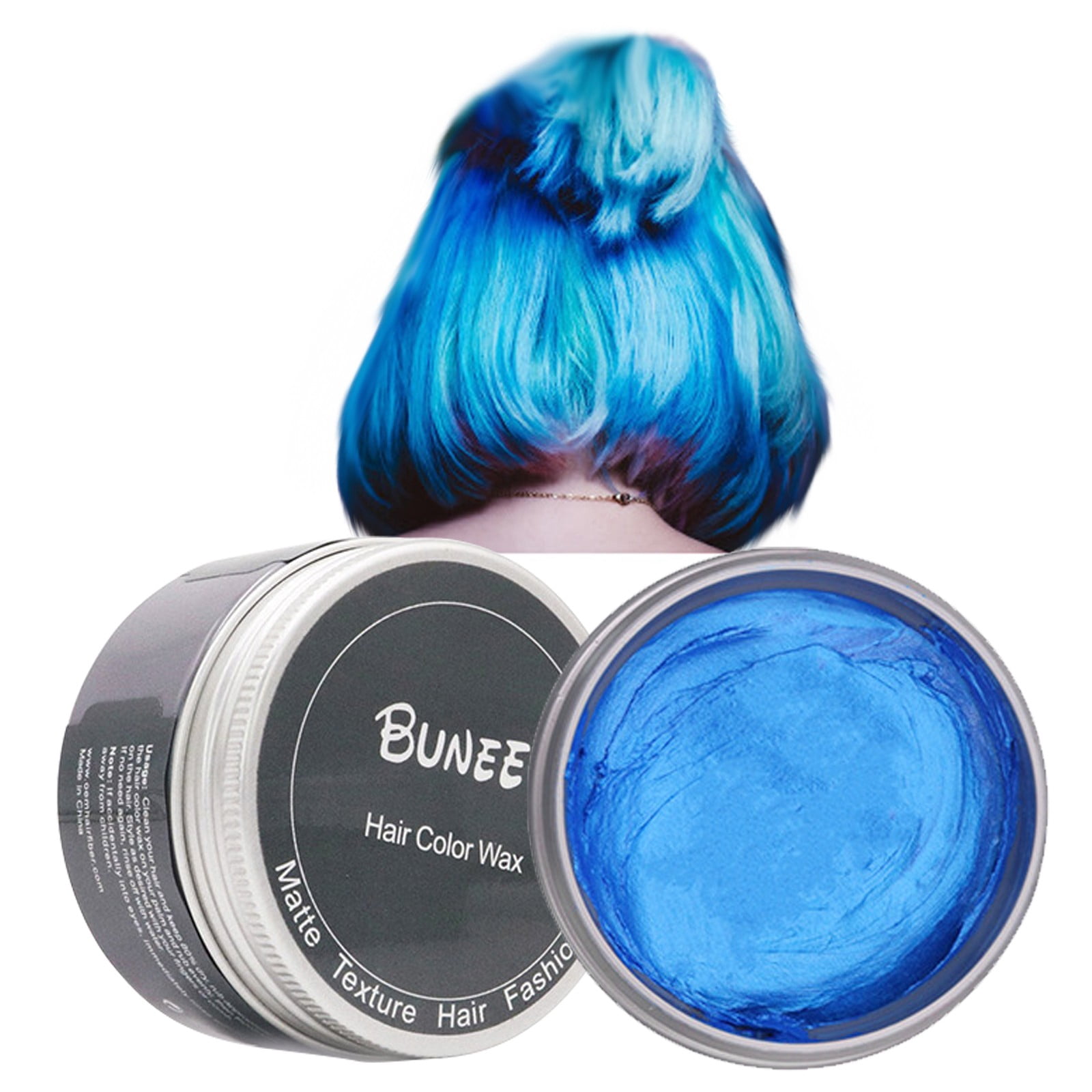 Keratin Hair Color, Hair Color Wax, Unisex Instant Hair Wax Blues Hair
