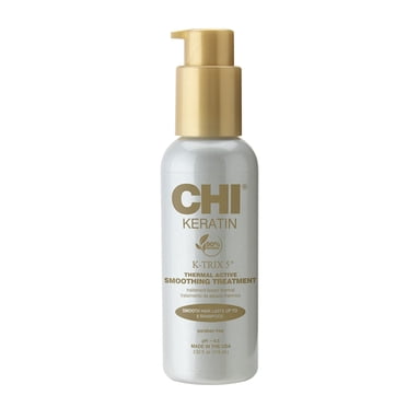 CHI Keratin K-TRIX 5 Smoothing Treatment, Frizz Control Heat Protectant Serum, 4 oz