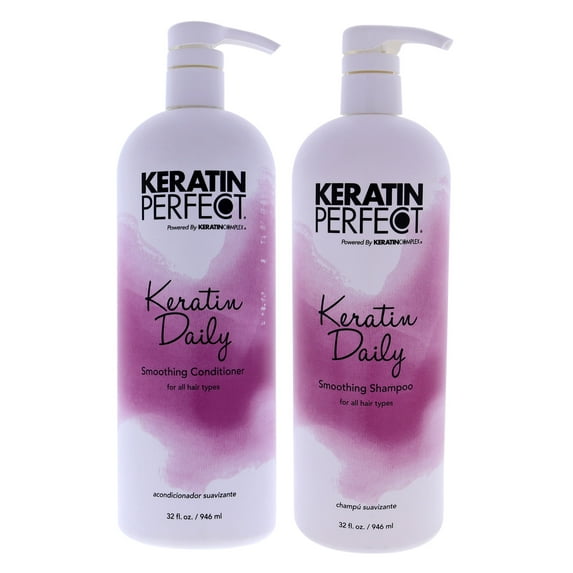 Keratin Perfect Daily Duo, Shampoo and Conditioner, Hair Sets, Large, 2 pc