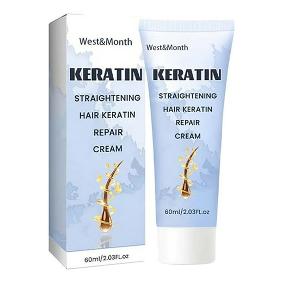 Keratin Repair Hair Straightening Cream, Keratin Hair Straightening Cream Moisturizes Repair Hair, Protein Correcting Hair Straight Cream, Silk And Gloss Hair S on Clearance Christmas Gifts for Women