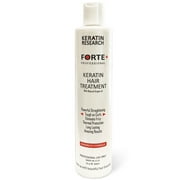 Keratin Research Forte Plus, Brazilian Keratin Blowout Hair Treatment Extra Strength 300ml Enhanced Formula for Curly Hair Made in USA