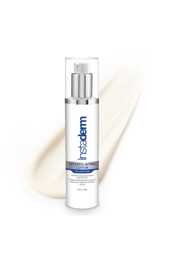 Keratosis Pilaris Treatment- KP Bump Eraser. Smoothing Exfoliating Moisturizing Lotion for Rough, Dry, Flakey & Bumpy Skin Conditions with Lactic Acid, AHA. Smooth Skin Body Cream.