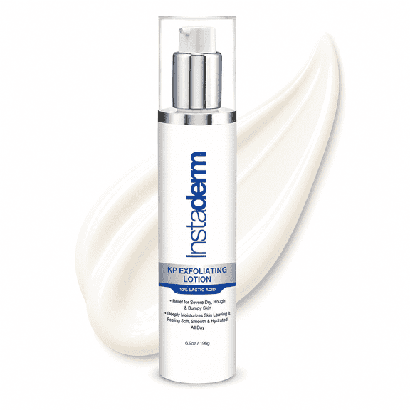 Keratosis Pilaris Treatment- KP Bump Eraser. Smoothing Exfoliating Moisturizing Lotion for Rough, Dry, Flakey & Bumpy Skin Conditions with Lactic Acid, AHA. Smooth Skin Body Cream.