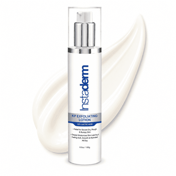 Keratosis Pilaris Treatment- KP Bump Eraser. Smoothing Exfoliating Moisturizing Lotion for Rough, Dry, Flakey & Bumpy Skin Conditions with Lactic Acid, AHA. Smooth Skin Body Cream.