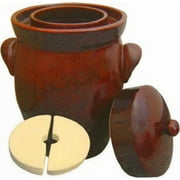 Kerazo - 5L 1.3 GalK&K Keramik German Made Fermenting Crock Pot, Kerazo F2