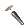 thumbnail image 1 of Kerazo Strunk Cutter Herb Drill 23.5 x 10.0 cm - Blade: Steel Polished on Both Sides and Handle: Beech Wood, 1 of 3