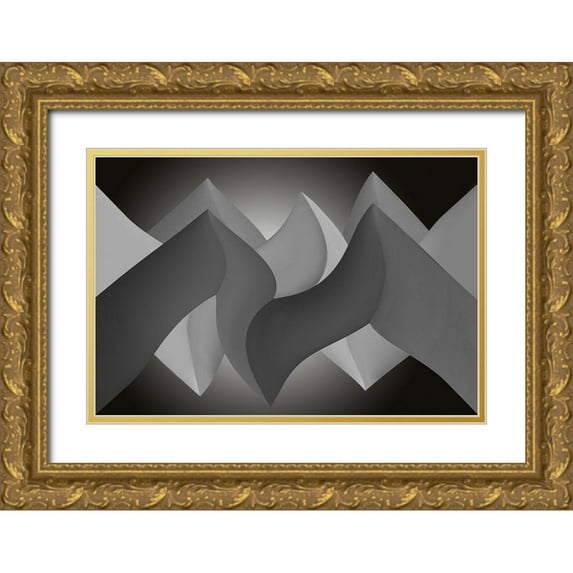 Kerber, Jutta 24x18 Gold Ornate Wood Framed with Double Matting Museum Art Print Titled - Turn