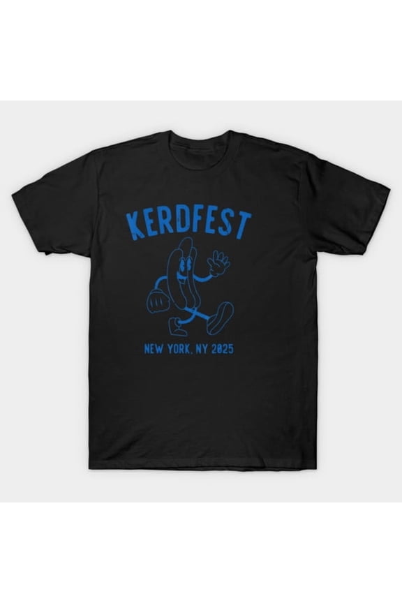 Kerdfest 2025 NYC Funny Fake Music Festival Parody Ironic Meme Concert Unisex T-Shirt