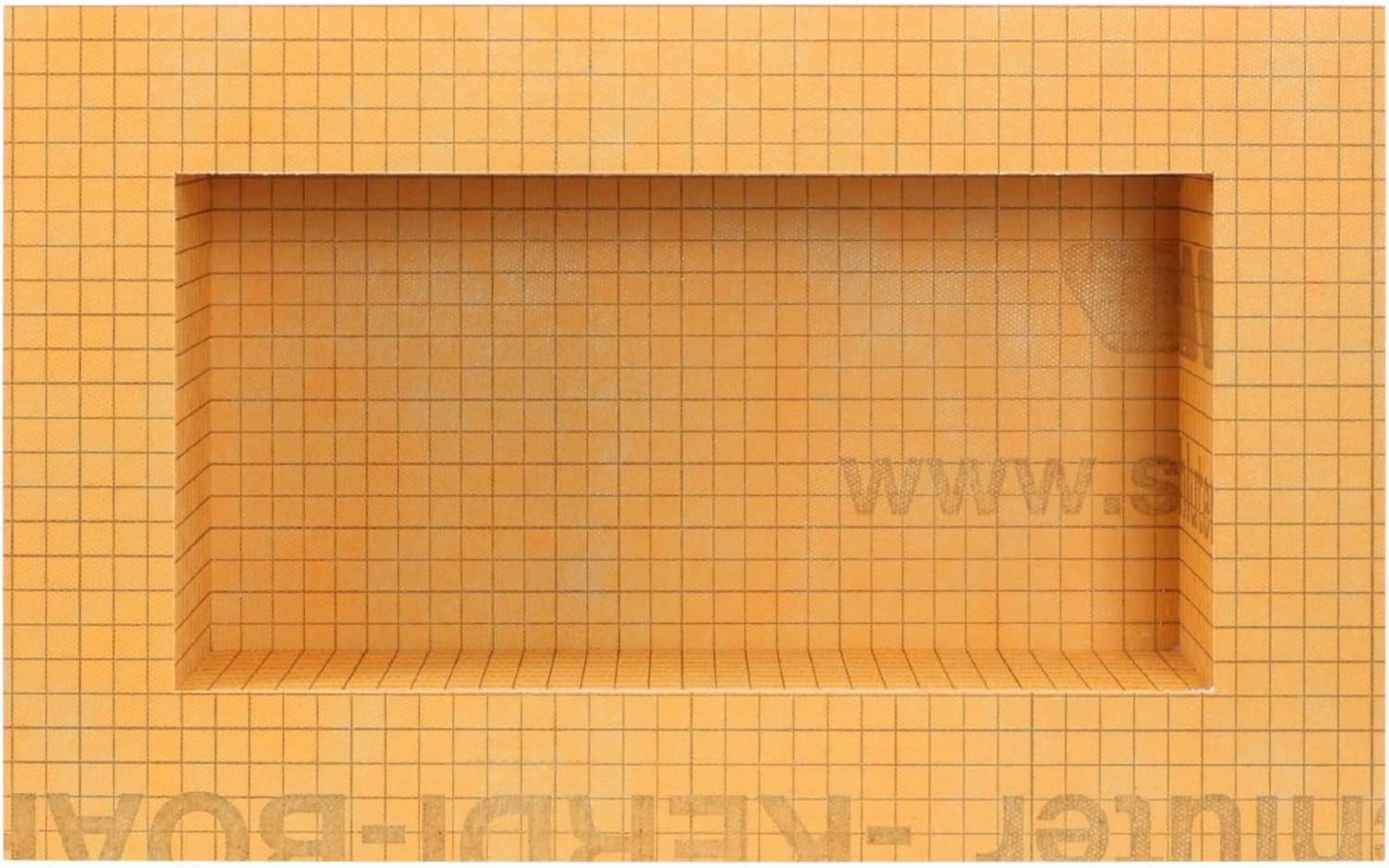 Kerdi Board Prefabricated Shower Niche with Pre-Sealed Inside Corners ...