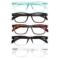thumbnail image 1 of Kerecsen 5 Pack Reading Glasses for Women Men Blue Light Blocking Rectangular Reader+150, 1 of 7
