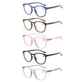 thumbnail image 1 of Kerecsen 5 Pack Women Reading Glasses Spring Hinge Oval Readers, 1 of 8