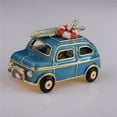 thumbnail image 1 of Keren Kopal CRX1981 Blue Surfing Car with Surfboard Enamel Painted Trinket Box with Austrian Crystals, 1 of 7