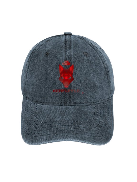 Kerfuffle Navy Hat Adjustable Funny Fashion Unisex Baseball Cap for Men Women